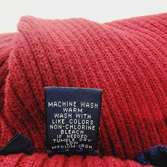 Polo Ralph Lauren Sweater Vest Men's Sz XL Colorblock Burgundy - Picture 11 of 11